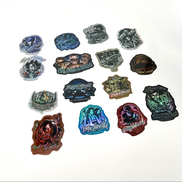 Y2K Early ‘00 Mystery Pack Holo Sticker Lot of 10 Sticker Machine Nostalgia - Picture 3 of 6